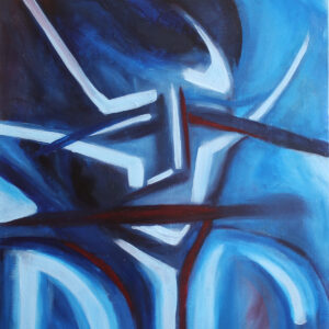 Sad Man Acrylic Painting
