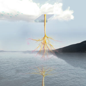 Gold Tree Up-side Down
