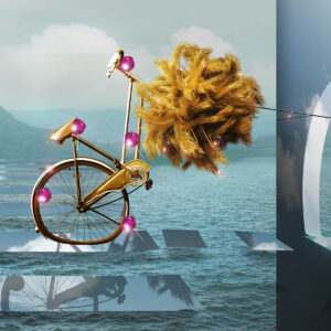 Bicycle Feather Wheel