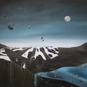 Busking Acrylic Painting