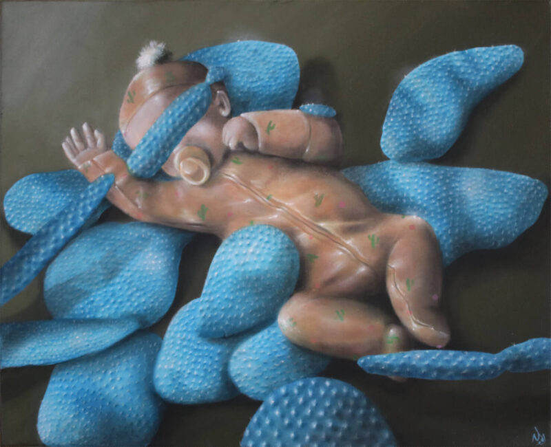 Where are the Babies? Oil Painting - Image 2