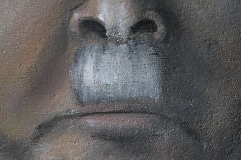Anthony Albanese as Hitler Oil Painting - Image 4