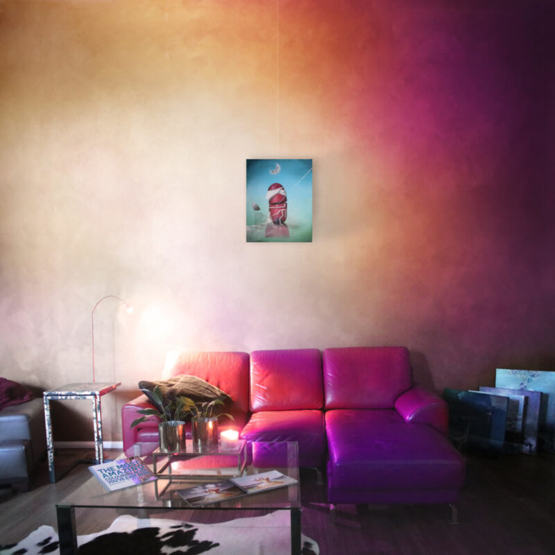Conspiracy Theorist Oil Painting - Image 7