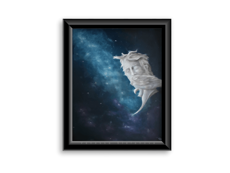 Galaxy Oil Painting