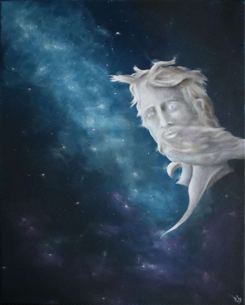 Galaxy Oil Painting - Image 2