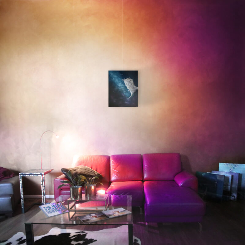 Galaxy Oil Painting - Image 7