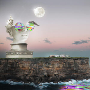 Island with Statue