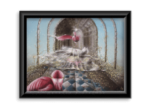 Fantasy Space Oil Painting
