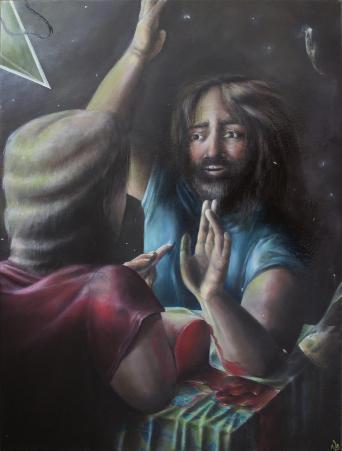 The One True God Oil Painting - Image 2